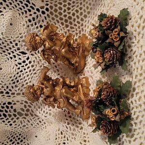 Cherubs 🌲candle rings